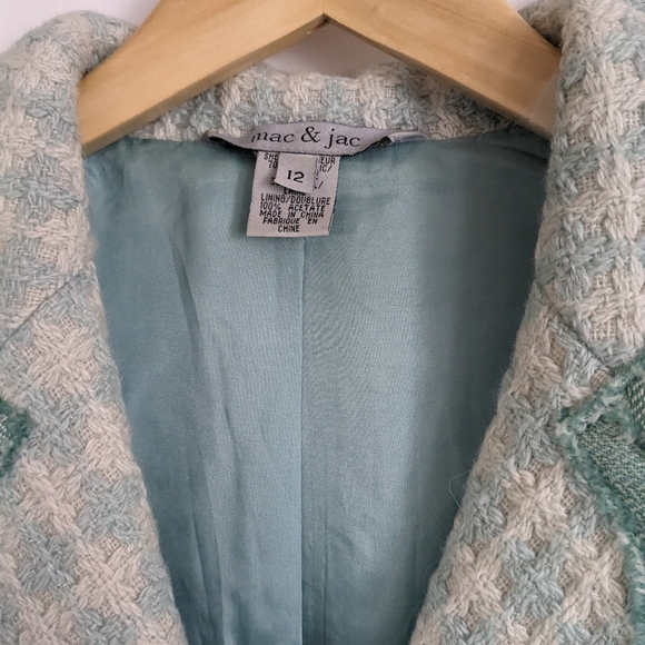 Tweed suit blazer and skirt Mac and jac - Picture 4 of 6